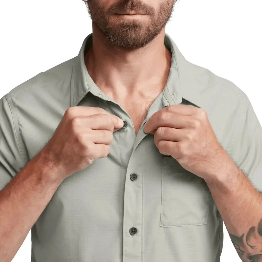 NWT Sitka Mojave SS Shirt Everyday Field Gray Grid Lightweight Men's Size Medium - Picture 6 of 12